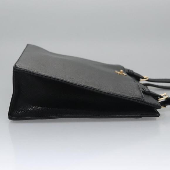 CHANEL Coco Mark Tote Bag Caviar Skin Black Gold CC - Picture 3 of 16